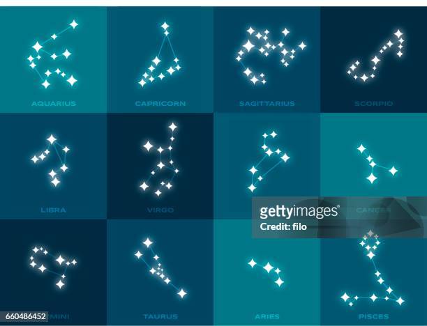 ilustrações, clipart, desenhos animados e ícones de signos do horóscopo do zodíaco - cygnus constellation