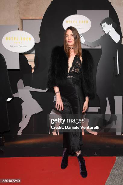 Lucrezia Buti attends Grand Opening Party Hotel Eden of Hotel Eden on March 28, 2017 in Rome, Italy.