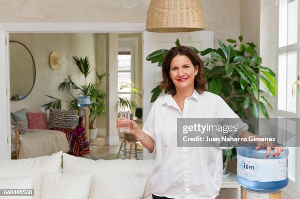 Samantha Vallejo-Najera poses during new 'Eden' ambassador presentation at her house on March 30, 2017 in Madrid, Spain.