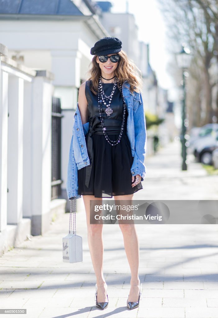 Street Style In Duesseldorf - March 2017