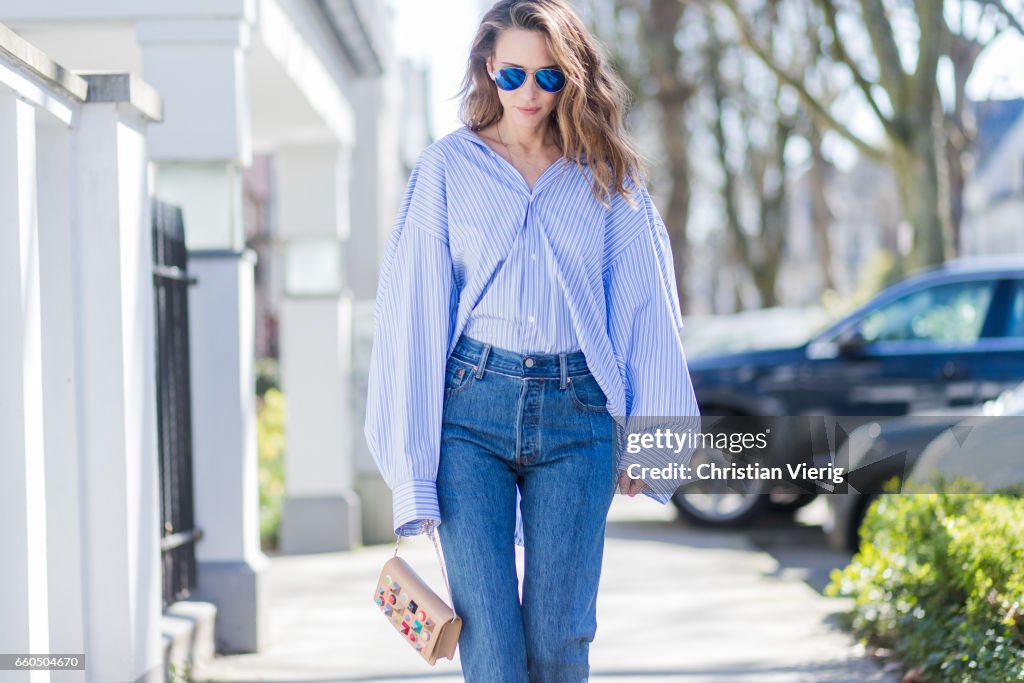 Street Style In Duesseldorf - March 2017