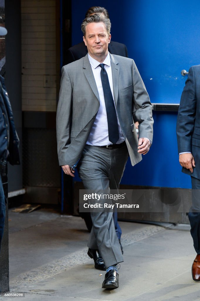 Celebrity Sightings in New York City - March 30, 2017