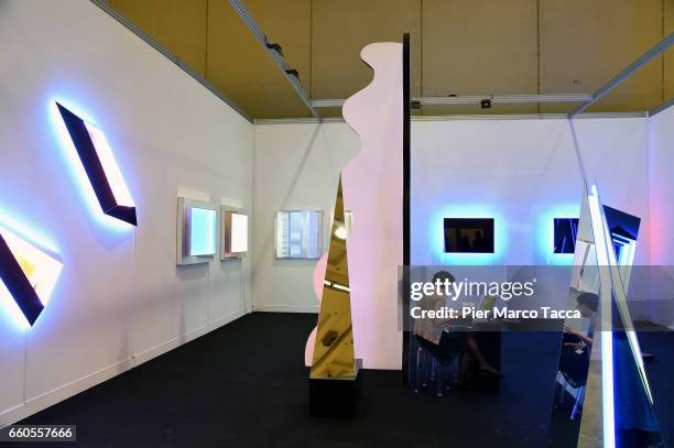 General view during the Miart Fair 2017 at Fiera Milano City on March 30, 2017 in Milan, Italy.