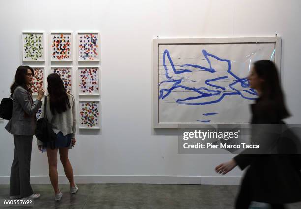 General view during the Miart Fair 2017 at Fiera Milano City on March 30, 2017 in Milan, Italy.
