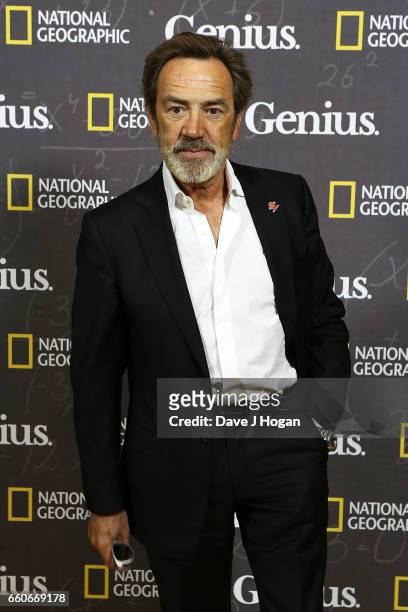 Robert Lindsay attends the National Geographic Channel's "Genius" London Premiere on March 30, 2017 in London, United Kingdom.