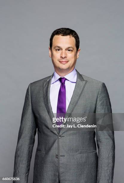 Dave Alpert, executive producer of AMC's 'The Walking Dead is photographed during Paley Fest for Los Angeles Times on March 17, 2017 in Los Angeles,...