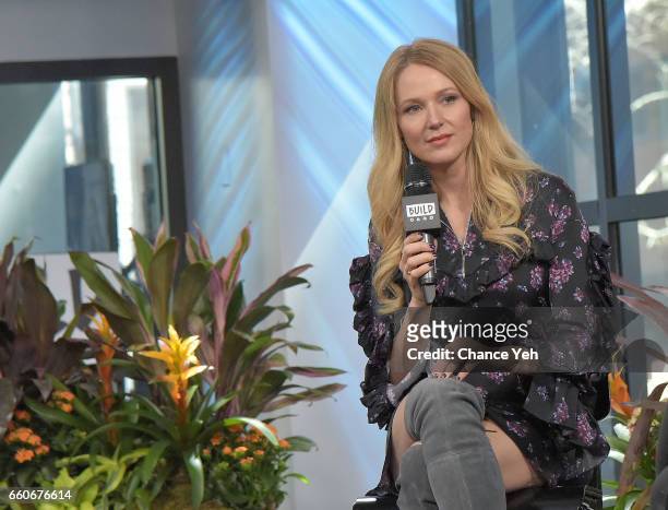 Jewel attends Build series to discuss "Concrete Evidence: A Fixer Upper Mystery" at Build Studio on March 30, 2017 in New York City.