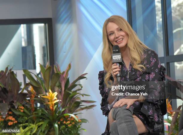 Jewel attends Build series to discuss "Concrete Evidence: A Fixer Upper Mystery" at Build Studio on March 30, 2017 in New York City.