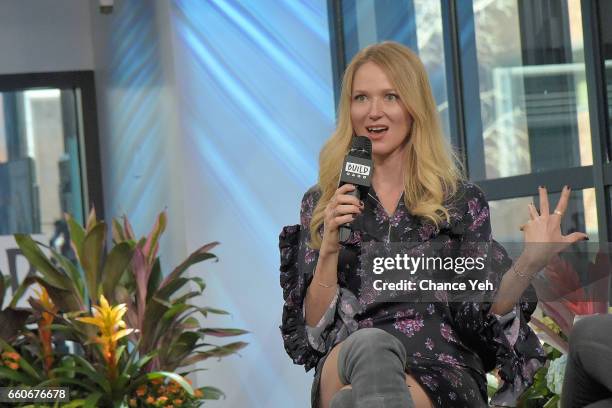 Jewel attends Build series to discuss "Concrete Evidence: A Fixer Upper Mystery" at Build Studio on March 30, 2017 in New York City.