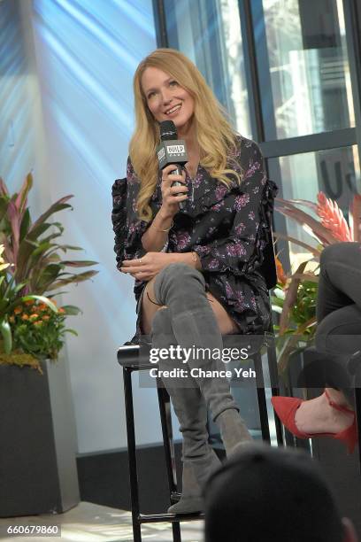 Jewel attends Build series to discuss "Concrete Evidence: A Fixer Upper Mystery" at Build Studio on March 30, 2017 in New York City.