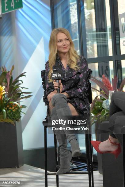 Jewel attends Build series to discuss "Concrete Evidence: A Fixer Upper Mystery" at Build Studio on March 30, 2017 in New York City.