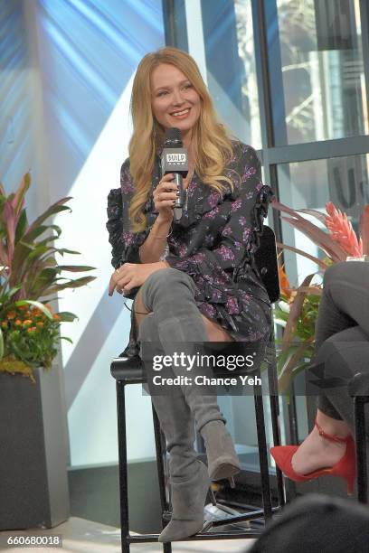 Jewel attends Build series to discuss "Concrete Evidence: A Fixer Upper Mystery" at Build Studio on March 30, 2017 in New York City.