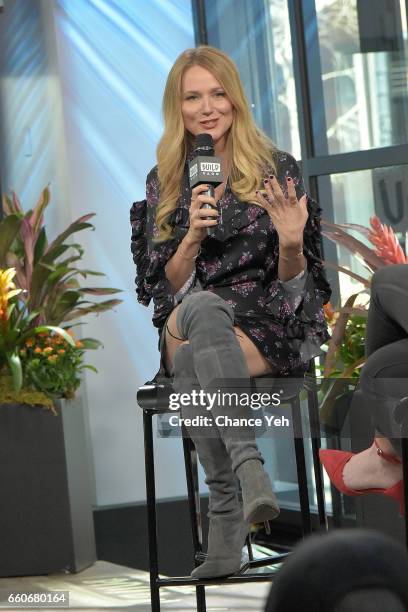 Jewel attends Build series to discuss "Concrete Evidence: A Fixer Upper Mystery" at Build Studio on March 30, 2017 in New York City.