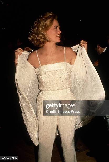 Cybill Shepherd attends the "Chances Are" Premiere circa 1989 in New York City.