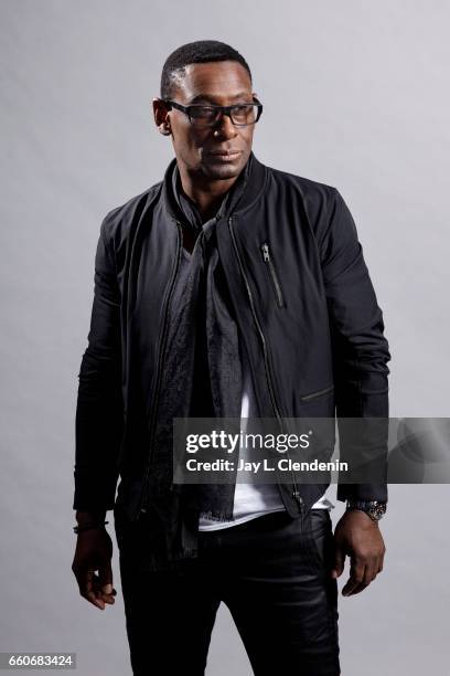 Actor David Harewood from CW's 'Supergirl' is photographed at Paley Fest for Los Angeles Times on March 18, 2017 in Los Angeles, California....