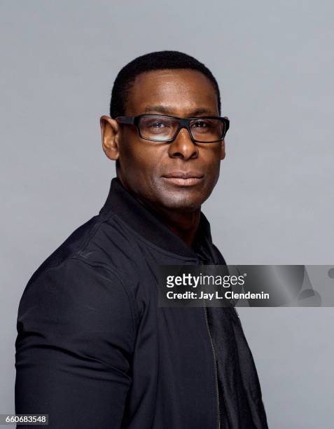 Actor David Harewood from CW's 'Supergirl' is photographed at Paley Fest for Los Angeles Times on March 18, 2017 in Los Angeles, California....