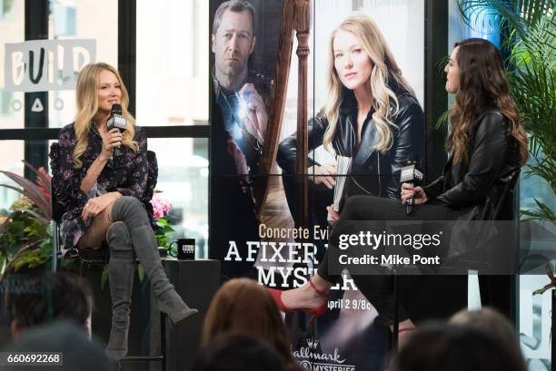 Jewel attends Build Series to discuss "Concrete Evidence: A Fixer Upper Mystery" at Build Studio on March 30, 2017 in New York City.