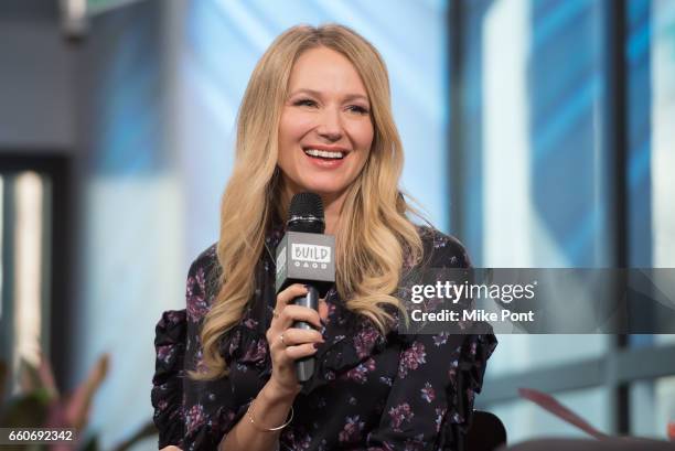 Jewel attends Build Series to discuss "Concrete Evidence: A Fixer Upper Mystery" at Build Studio on March 30, 2017 in New York City.