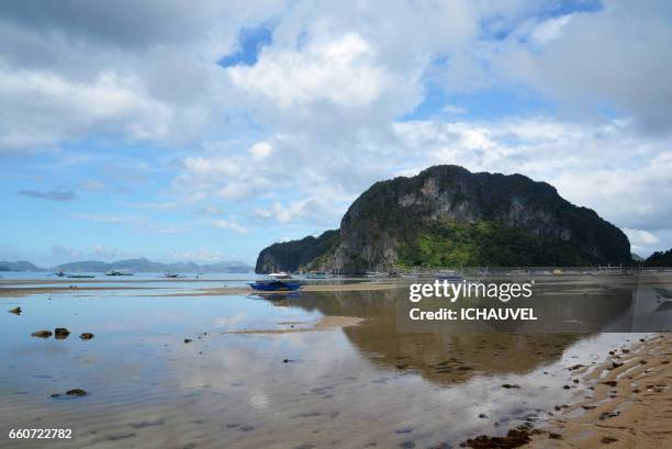 corong corong palawan philippines - fonds de nuage 個照片及圖片檔