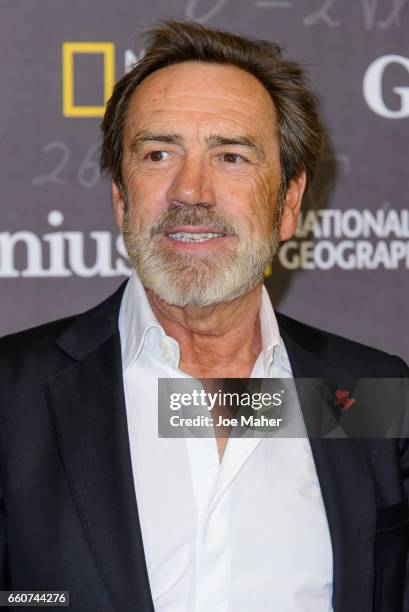 Robert Lindsay attends the National Geographic Channel's "Genius" London Premiere the on March 30, 2017 in London, United Kingdom.