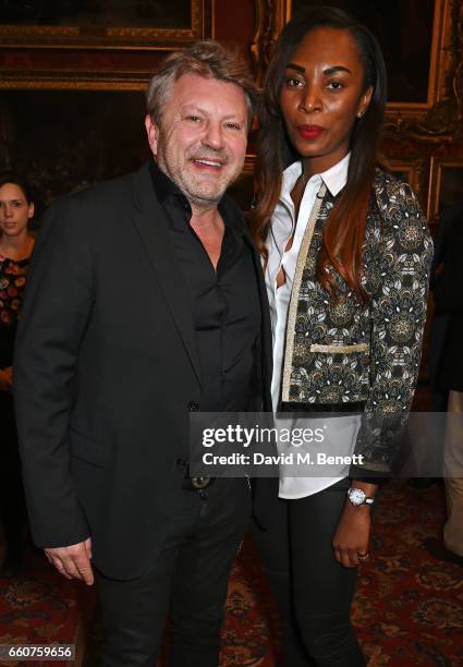 Mark Fuller attends the World Premiere of the Vertex M100 and the re-Launch of Vertex Watches at Apsley House on March 30, 2017 in London, England.