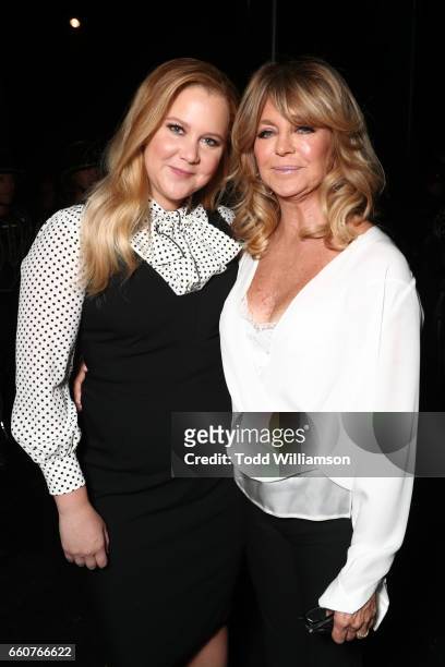 Actors Amy Schumer and Goldie Hawn at CinemaCon 2017 20th Century Fox Invites You to a Special Presentation Highlighting Its Future Release Schedule...