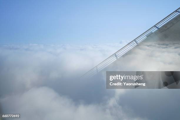 up stairs with bluesky background - aiming higher stock pictures, royalty-free photos & images