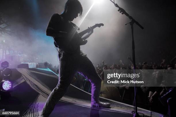 Simon Neil of Biffy Clyro, Download Festival, Donington, United Kingdom, 23rd March 2013.