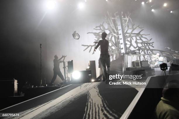 Simon Neil of Biffy Clyro, Download Festival, Donington, United Kingdom, 23rd March 2013.