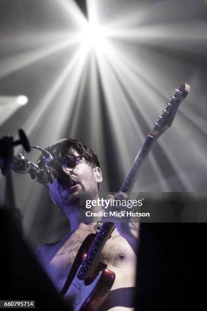 Simon Neil of Biffy Clyro, Download Festival, Donington, United Kingdom, 23rd March 2013.