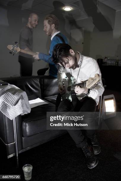 Simon Neil, James Johnston, Ben Johnston of Biffy Clyro, Download Festival, Donington, United Kingdom, 23rd March 2013.