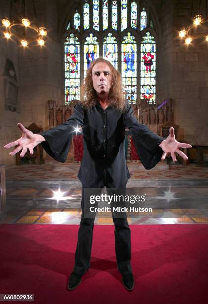 Ronnie James Dio of Black Sabbath spin off Heaven & Hell, London, 27th November 2006.