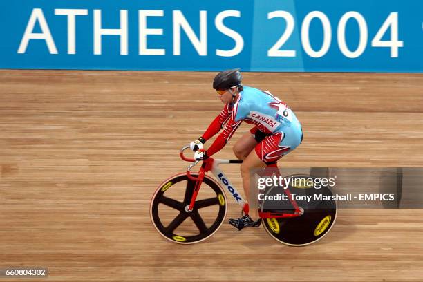 Canada's Lori-Ann Muenzer in action