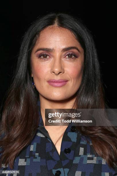 Actor Salma Hayek at CinemaCon 2017 Lionsgate 2017 A Sneak Peek and Special Screening of The Hitmans Bodyguard at The Colosseum at Caesars Palace...