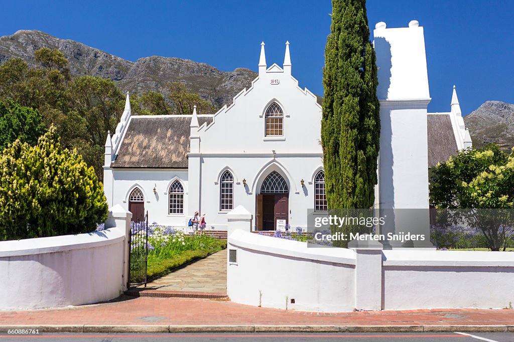 Franschhoek Church on Huguenot Road