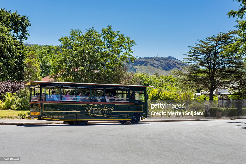 Franschhoek tourist Wine Tram