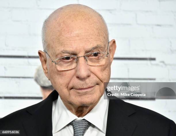 Alan Arkin attends the "Going In Style" New York Premiere at SVA Theatre on March 30, 2017 in New York City.