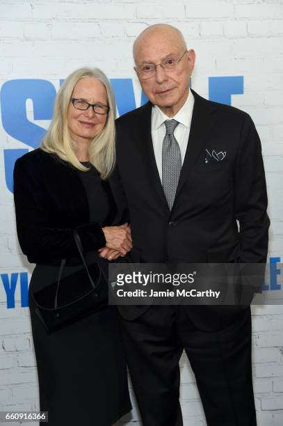 Actors Suzanne Newlander Arkin and Alan Arkin attend the "Going In Style" New York Premiere at SVA Theatre on March 30, 2017 in New York City.