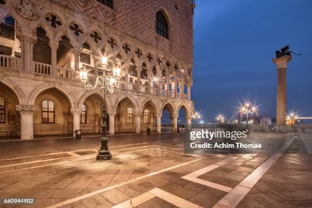 piazza san marco, venice, italy, europe - stadtsilhouette stock pictures, royalty-free photos & images