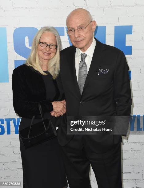 Suzanne Newlander Arkin, and Alan Arkin attend the "Going In Style" New York Premiere at SVA Theatre on March 30, 2017 in New York City.