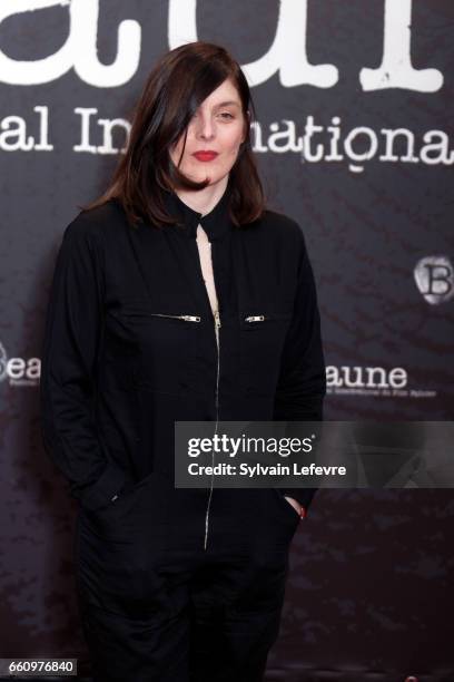 Valerie Donzelli attends 9th Beaune International Thriller Film Festival on March 30, 2017 in Beaune, France.