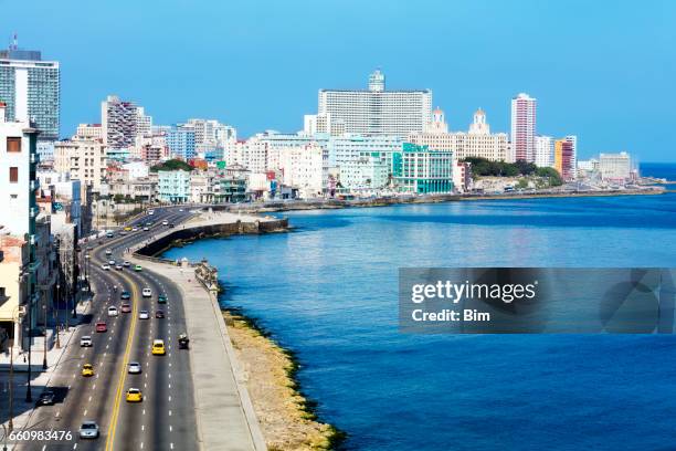 malecon, havana, cuba - havana stock pictures, royalty-free photos & images