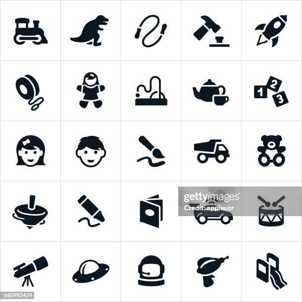 ilustraciones, imágenes clip art, dibujos animados e iconos de stock de iconos de juguetes para niños - motorcycle helmet