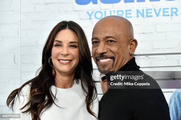 Tara Fowler and Montel Williams attend the "Going In Style" New York Premiere at SVA Theatre on March 30, 2017 in New York City.