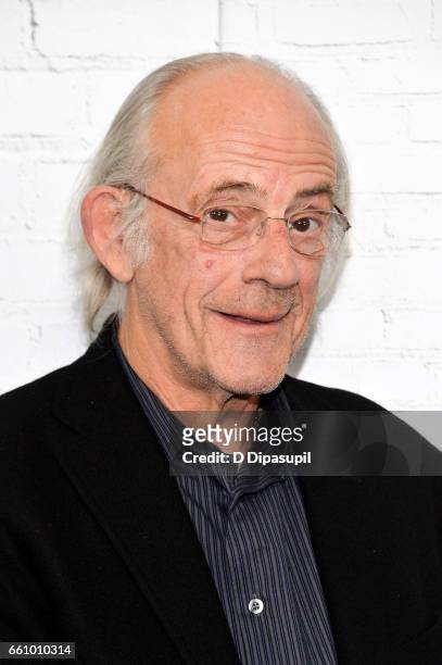 Christopher Lloyd attends the "Going in Style" New York premiere at SVA Theatre on March 30, 2017 in New York City.