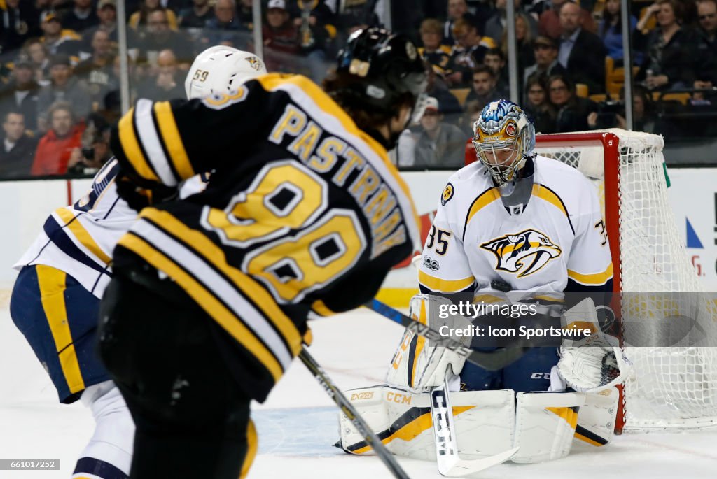 NHL: MAR 28 Predators at Bruins