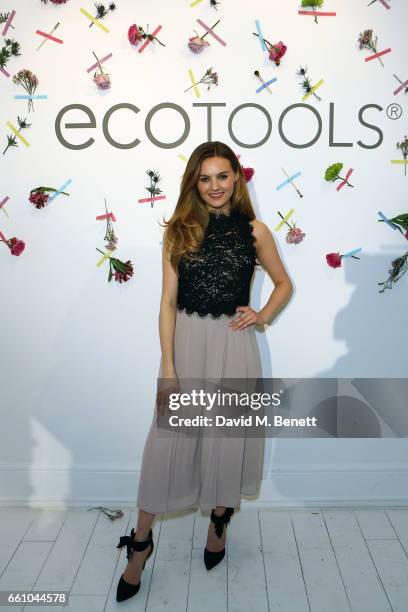 Niomi Smart attends the EcoTools 2017 collection launch party on March 30, 2017 in London, United Kingdom.