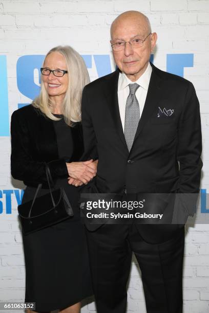 Suzanne Newlander Arkin and Alan Arkin attend "Going in Style" World Premiere at SVA Theatre on March 30, 2017 in New York City.
