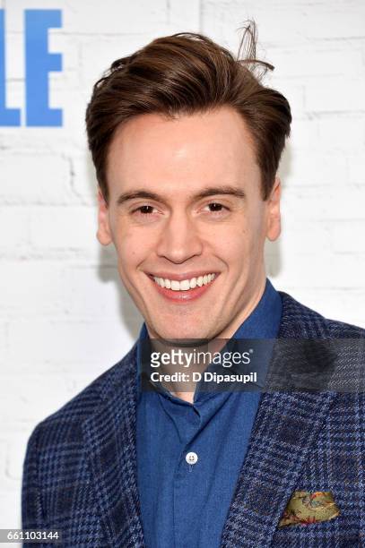 Erich Bergen attends the "Going in Style" New York premiere at SVA Theatre on March 30, 2017 in New York City.