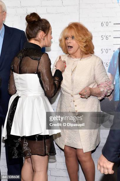 Ann-Margret and Joey King attend the "Going in Style" New York premiere at SVA Theatre on March 30, 2017 in New York City.